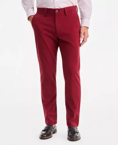 Men's Four-Way Stretch Pants, Created for Modazone - Ruby Knight - 2