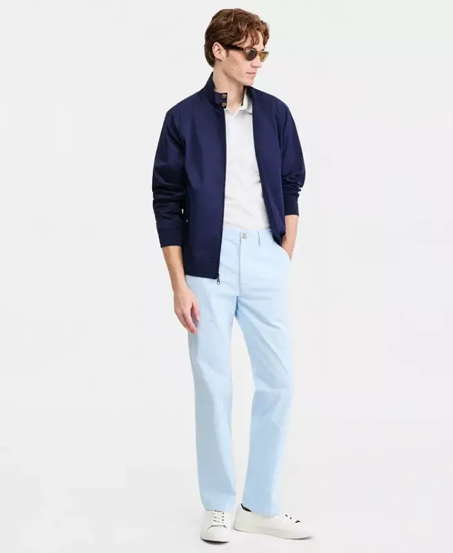 Men's Four-Way Stretch Pants, Created for Modazone - Spacious Skies - CLUB ROOM