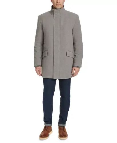 Men's Full-Zip Stand-Collar Car Coat - 7