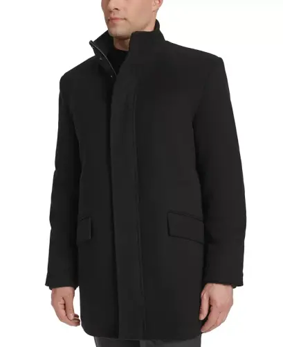 Men's Full-Zip Stand-Collar Car Coat - 2