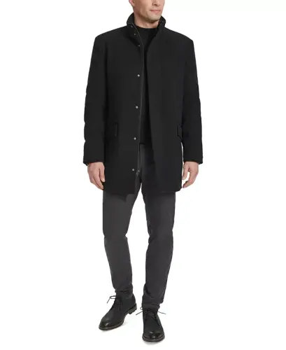 Men's Full-Zip Stand-Collar Car Coat - 6
