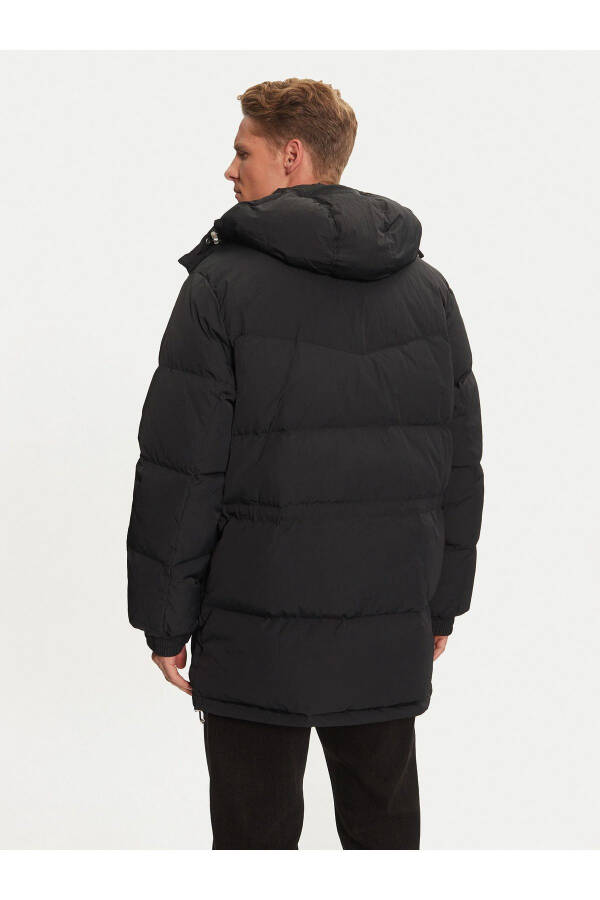 Men's Functional Rockridge Black Puffer Long Coat - A8559-000 - 3