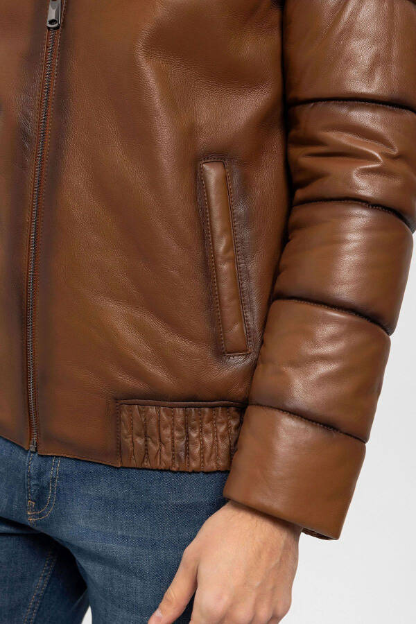 Men's Fur Coat Brown An-7254 - 12