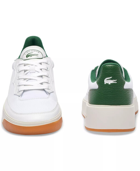 Men's G80 Club Lace-Up Court Sneakers White/Green - 4