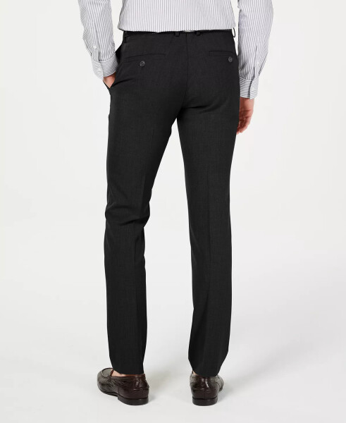 Men's Gabardine Skinny/Extra-Slim Fit Performance Stretch Flat-Front Dress Pants Black - 2