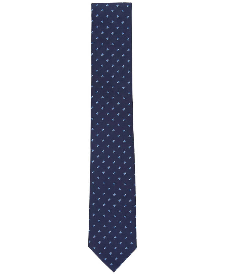 Men's Galway Slim Neat Tie, Created for Modazone Navy - 2