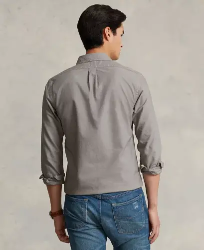 Men's Garment-Dyed Oxford Shirt - 4