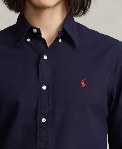 Men's Garment-Dyed Oxford Shirt - 3