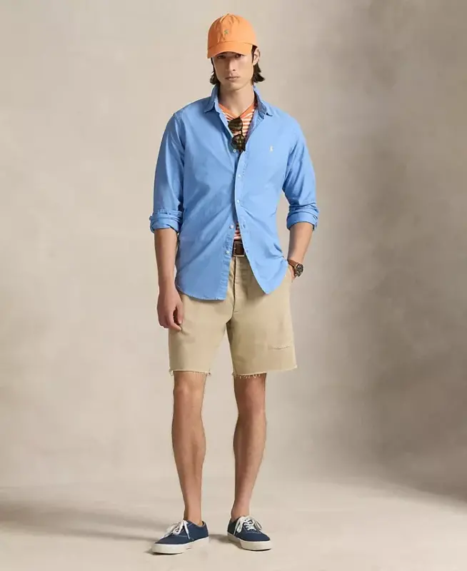 Men's Garment-Dyed Oxford Shirt - Bristol Blue - 2