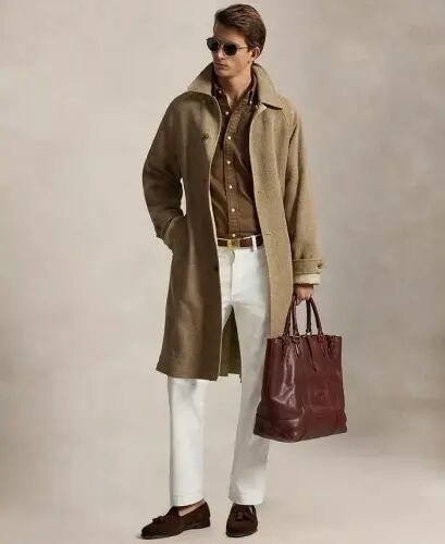 Men's Garment-Dyed Oxford Shirt - Chestnut - Polo Ralph Lauren (1)