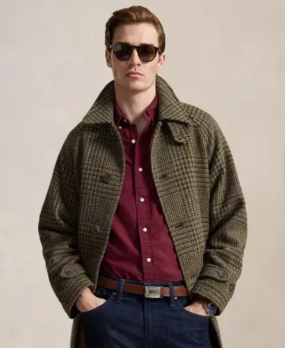 Men's Garment-Dyed Oxford Shirt - Classic Wine - 3