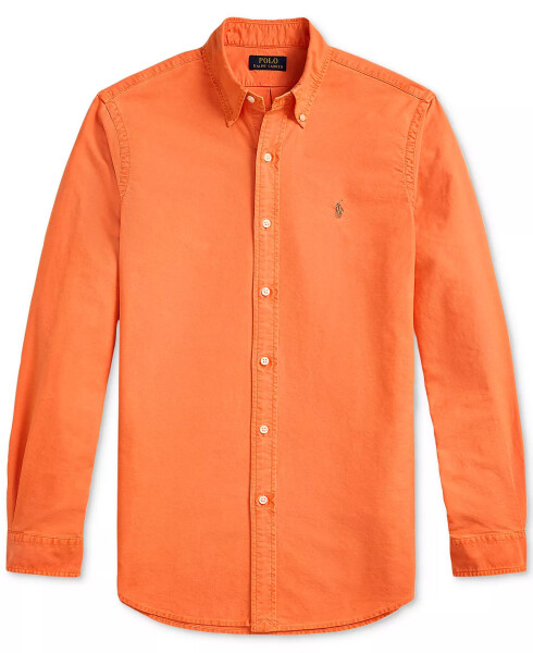 Men's Garment-Dyed Oxford Shirt Spring Melon - 5