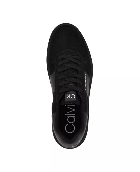 Men's Gento Lace-Up Casual Sneakers Black - 4