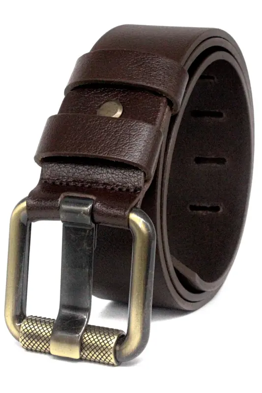 Men's Genuine Leather 4.5 cm. Jeans Belt - LIVIZE