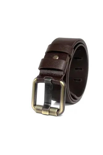 Men's Genuine Leather 4.5 cm. Jeans Belt - LIVIZE (1)