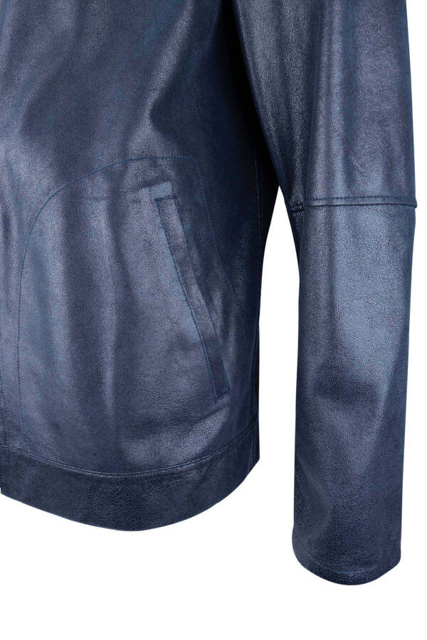 Men's Genuine Leather Jacket - 3