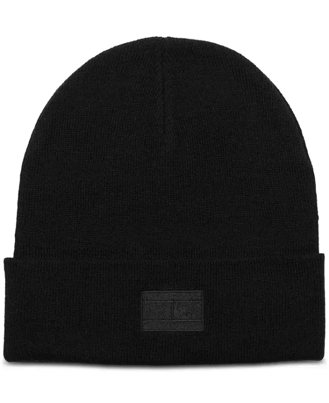 Men's Ghost Logo Embroidered Beanie - TOMMY HILFIGER