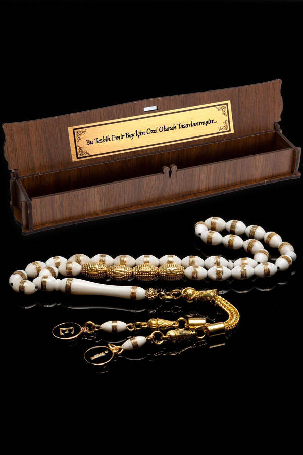 Men's Gift Rosary, Father's Day Gift, Camel Bone Rosary - 1