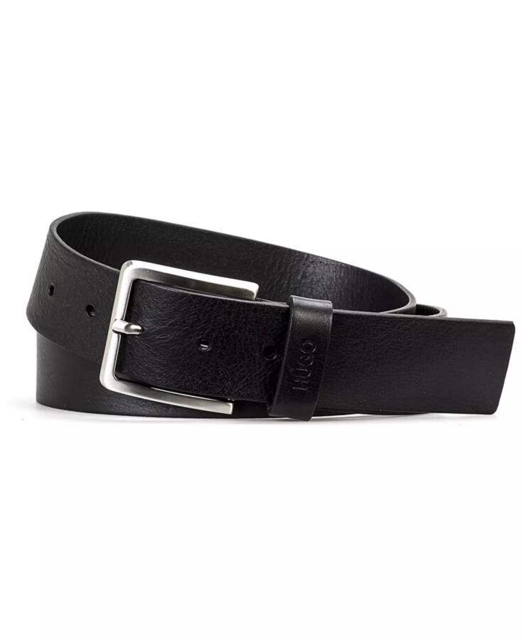 Men's Gionios Casual Leather Belt Black - 2