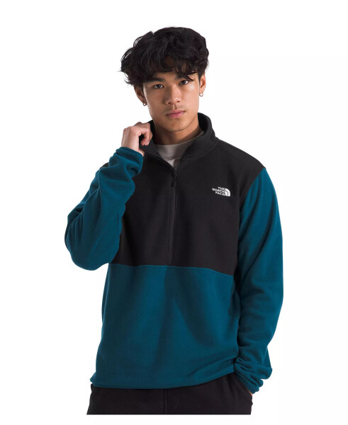 Men's Glacier Half-Zip Fleece Jacket Midnight Petrol/tnf Black - 1