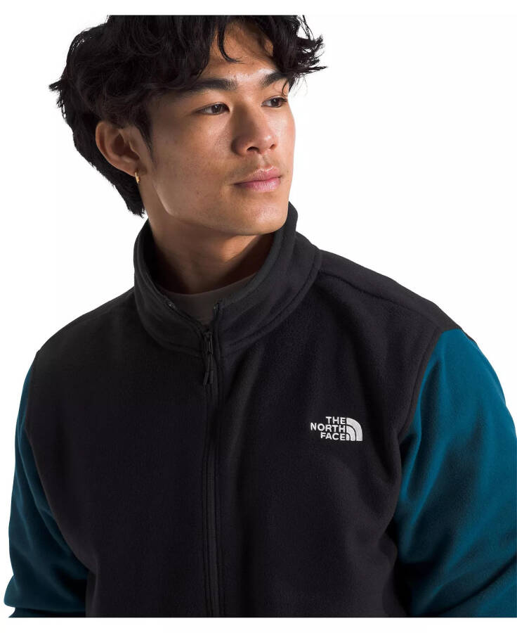 Men's Glacier Half-Zip Fleece Jacket Midnight Petrol/tnf Black - 2