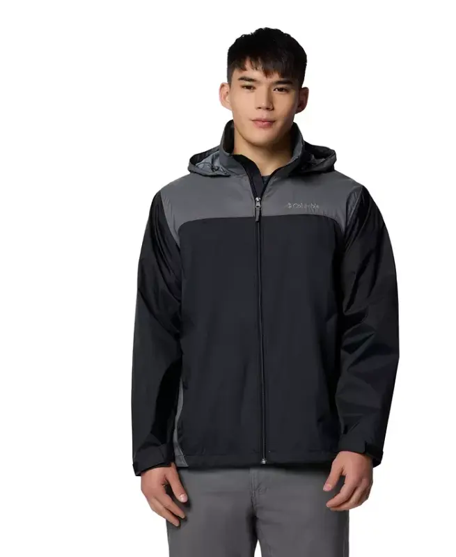 Men's Glennaker Lake II Rain Jacket-Black, City Grey - COLUMBIA