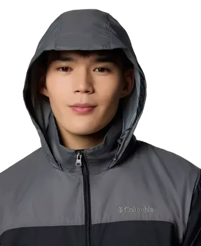 Men's Glennaker Lake II Rain Jacket-Black, City Grey - 5