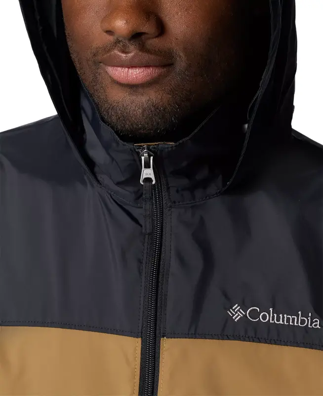 Men's Glennaker Lake II Rain Jacket-Delta, Black - 5