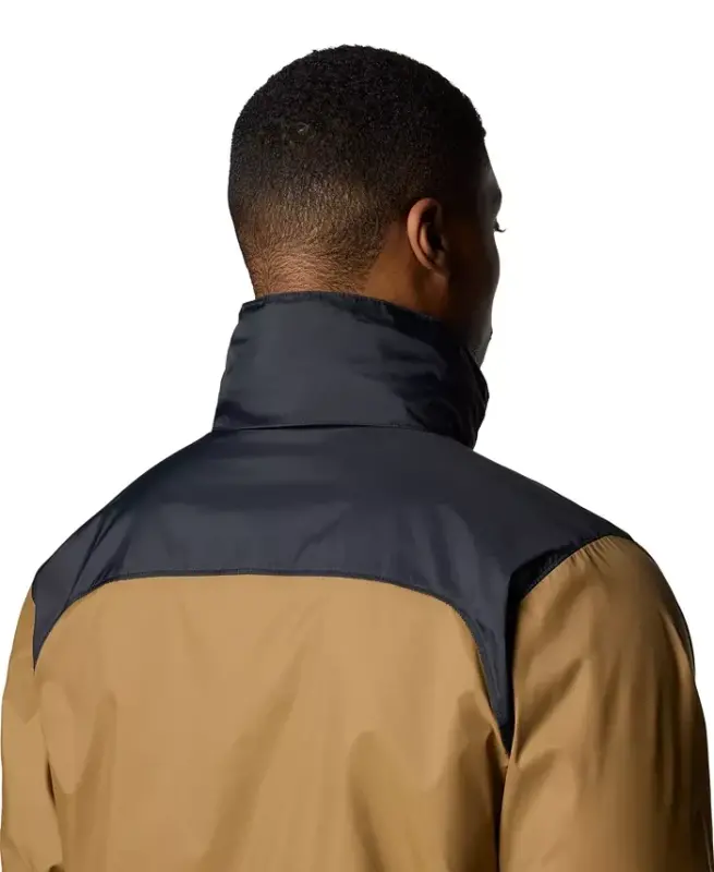 Men's Glennaker Lake II Rain Jacket-Delta, Black - 3