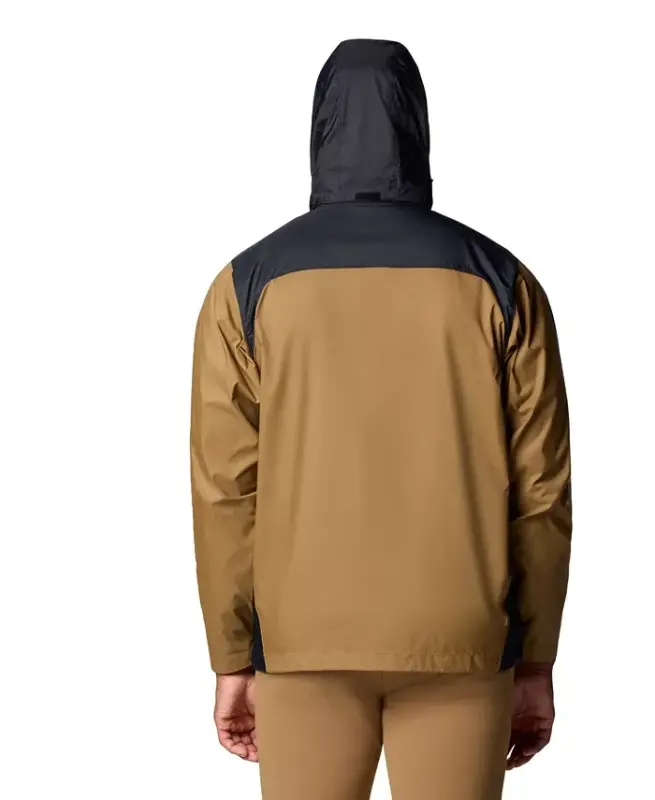 Men's Glennaker Lake II Rain Jacket-Delta, Black - 4