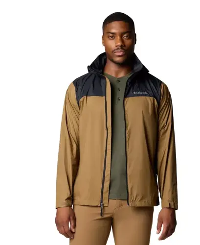 Men's Glennaker Lake II Rain Jacket-Delta, Black - 6