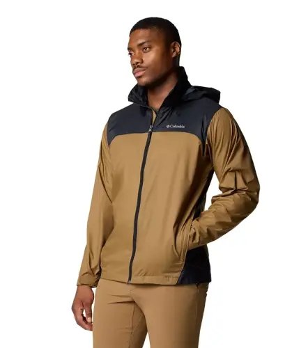 Men's Glennaker Lake II Rain Jacket-Delta, Black - 7