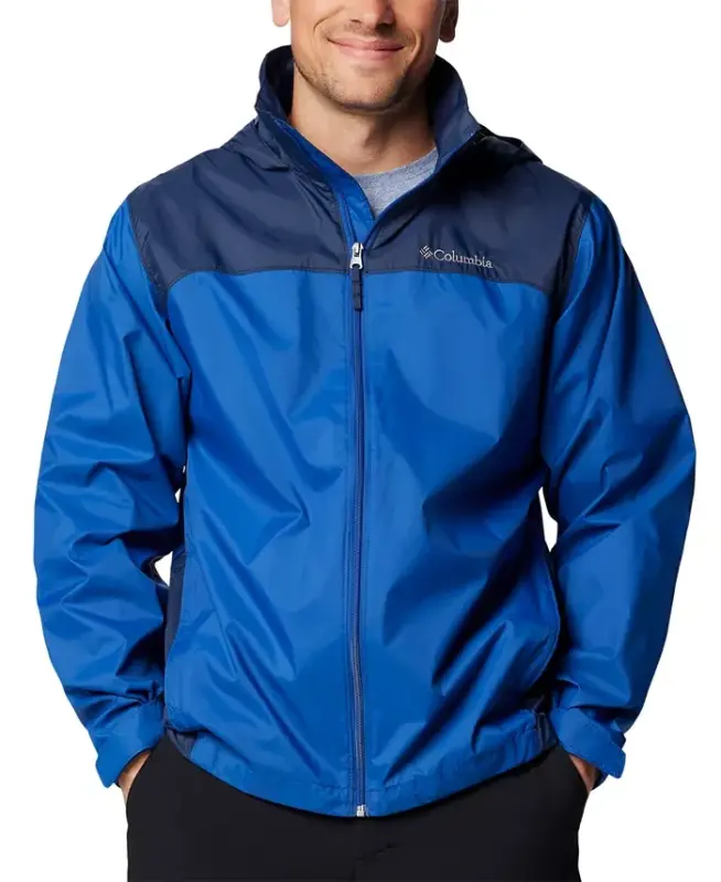 Men's Glennaker Lake II Rain Jacket - Mountain Blue, Collegiate Navy - 7