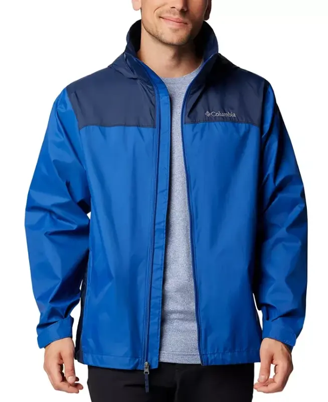 Men's Glennaker Lake II Rain Jacket - Mountain Blue, Collegiate Navy - 8
