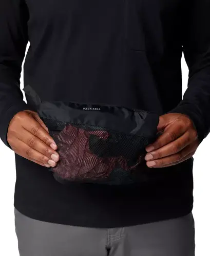 Men's Glennaker Lake II Rain Jacket-Sail Red, Black - 5