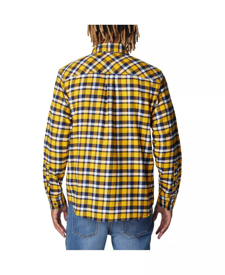 Men's Gold West Virginia Mountaineers Flare Gun Flannel Long Sleeve Shirt Gold - 2