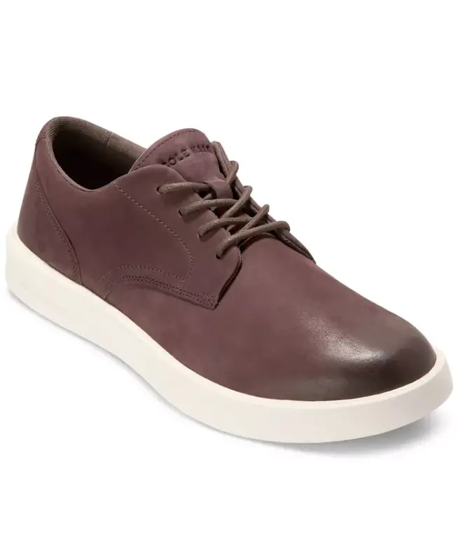 Men's Grand Crosscourt Daily Lace-Up Sneakers - Madeira Nubuck - COLE HAAN