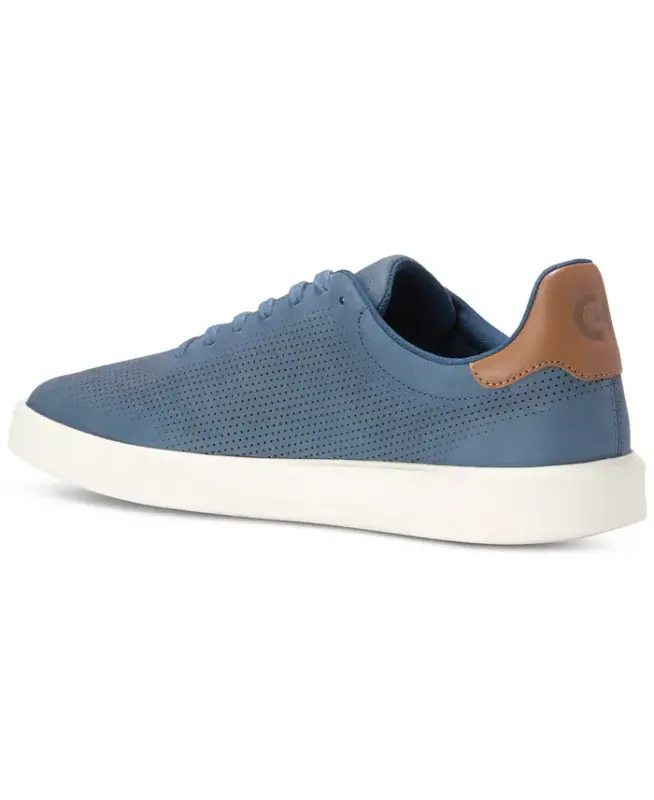 Men's Grand Crosscourt Daily Laser Sneaker - Blue Nubuck - 3