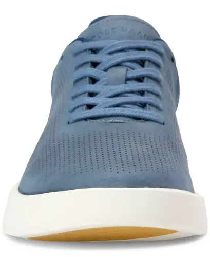 Men's Grand Crosscourt Daily Laser Sneaker - Blue Nubuck - 8