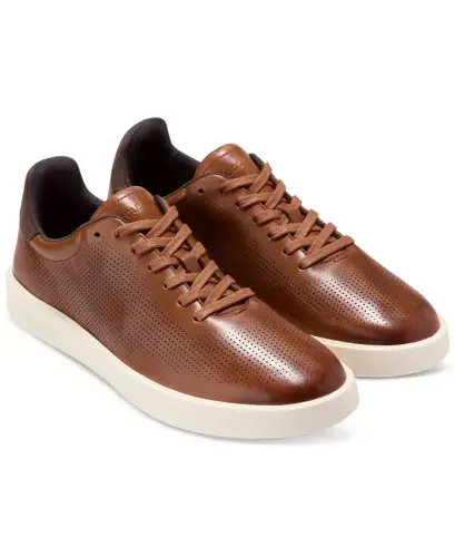 Men's Grand Crosscourt Daily Laser Sneaker - British Tan - 6