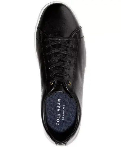 Men's Grand Crosscourt II Sneaker - Black/White - 3
