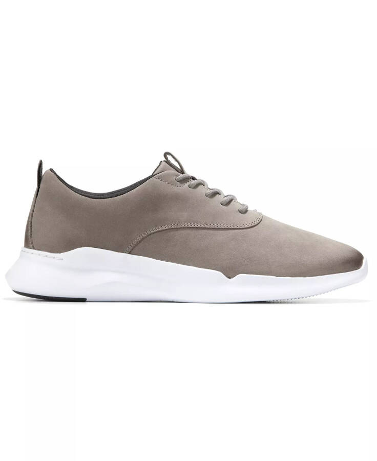 Men's Grand Crosscourt RunOx Hybrid Dress Casual Shoe Grey Nubuck - 2