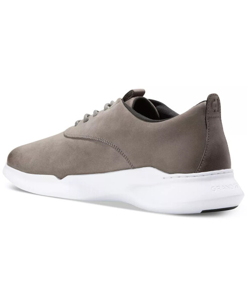 Men's Grand Crosscourt RunOx Hybrid Dress Casual Shoe Grey Nubuck - 4