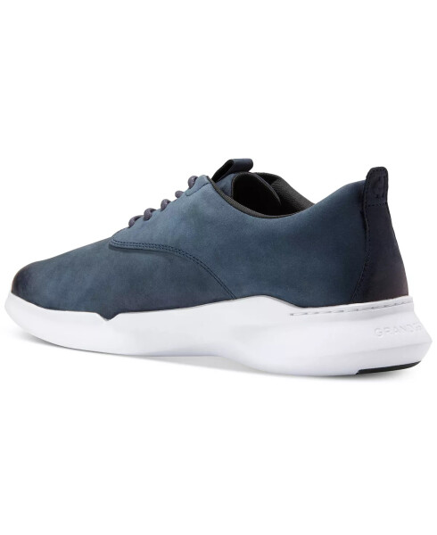 Men's Grand Crosscourt RunOx Hybrid Dress Casual Shoe Navy Nubuck - 5