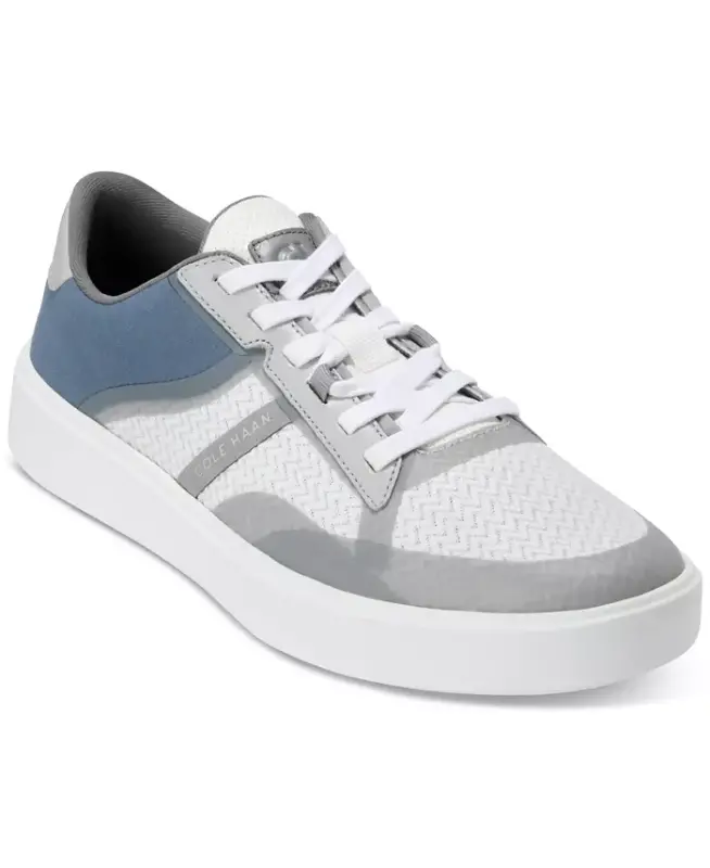 Men's Grand Crosscourt Winner Mixed-Media Lace-Up Sneakers - 1