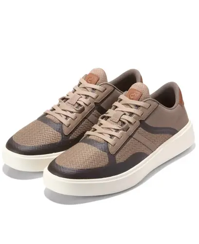 Men's Grand Crosscourt Winner Lace-Up Sneakers - Irish Coffee-Golden Honey - 6