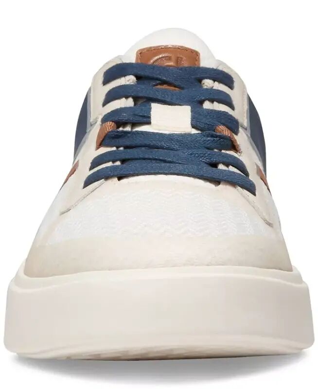Men's Grand Crosscourt Winner Mixed-Media Lace-Up Sneakers-Ivory/Navy Blazer/Dark Sequoia/Natural Tan - 3