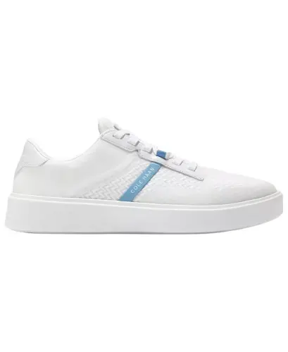 Men's Grand Crosscourt Winner Mixed-Media Lace-Up Sneakers - Optic White - COLE HAAN (1)