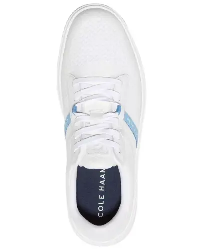 Men's Grand Crosscourt Winner Lace-Up Sneakers - Optic White - 4