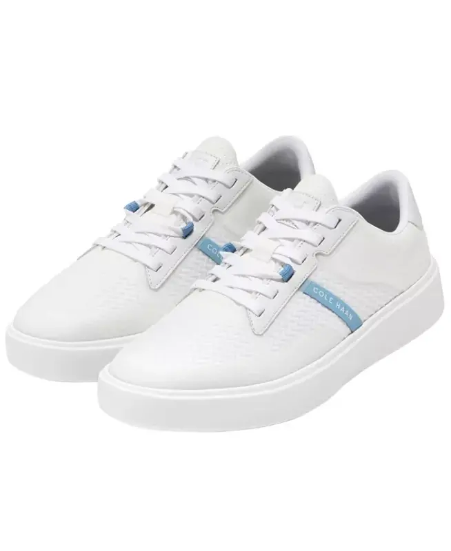 Men's Grand Crosscourt Winner Lace-Up Sneakers - Optic White - 8